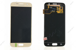 Дисплей для Samsung Galaxy S7 (G930F) без рамки, золото, оригинал