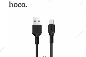 Кабель USB Hoco X20 Flash Micro-USB, 2м, черный