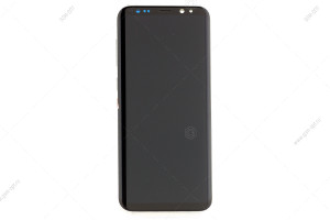 Дисплей для Samsung Galaxy S8+ (G955) в рамке, серебристый, оригинал