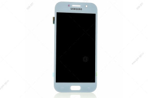 Дисплей для Samsung Galaxy A5 2017 (A520F) без рамки, голубой (OLED)