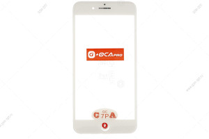 Стекло дисплея для переклейки G+OCA Pro для iPhone 7 Plus белый в рамке + OCA