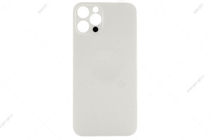Задняя крышка G+OCA Pro для iPhone 12 Pro Max белый (серебристый)
