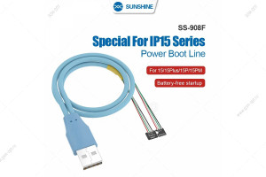 Провода источника питания SUNSHINE SS-908F для проверки iPhone 15/ 15 Plus/ 15 Pro/ 15 Pro Max