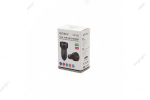 Автомобильная зарядка USB Eplutus CU-221, QC3.0,  черный